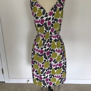 Marimekko Pear Print Shift Dress SZ 36